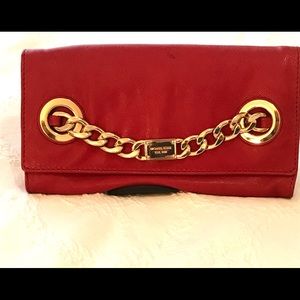 Michael Kors Leather Clutch